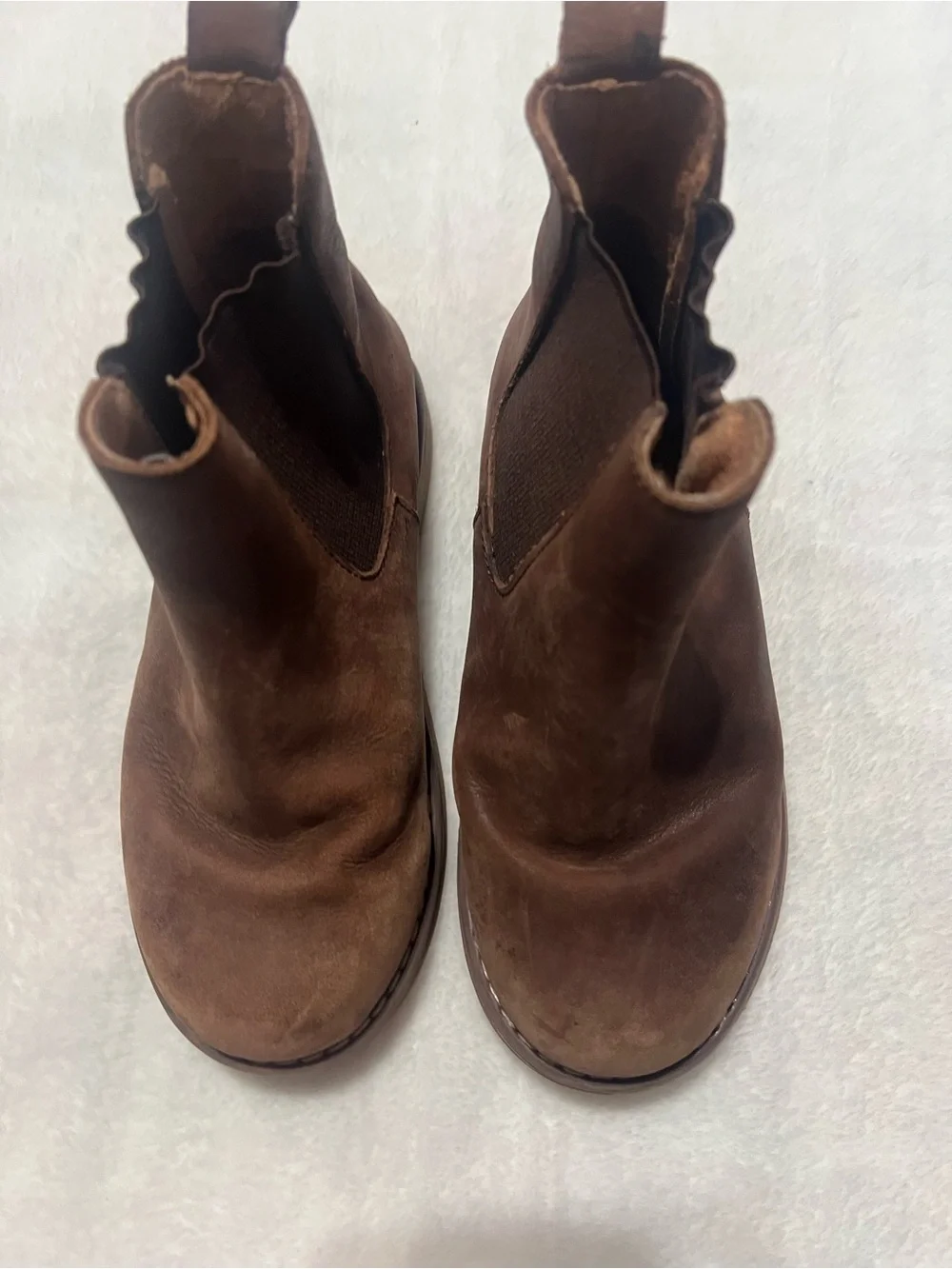 Kids Brown ChelsBoots - Classic Slip-On Style